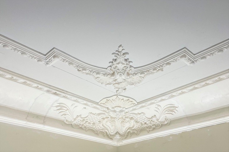 Renaissance plafondlijsten en decoratie.